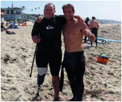  men on beach image, operation amped non-profit org, ngo, landmark forum graduates making a difference