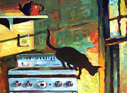 Landmark Insights: Cat on a hot stove